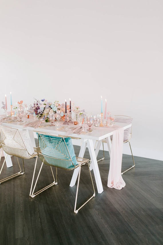 Modern tablescape