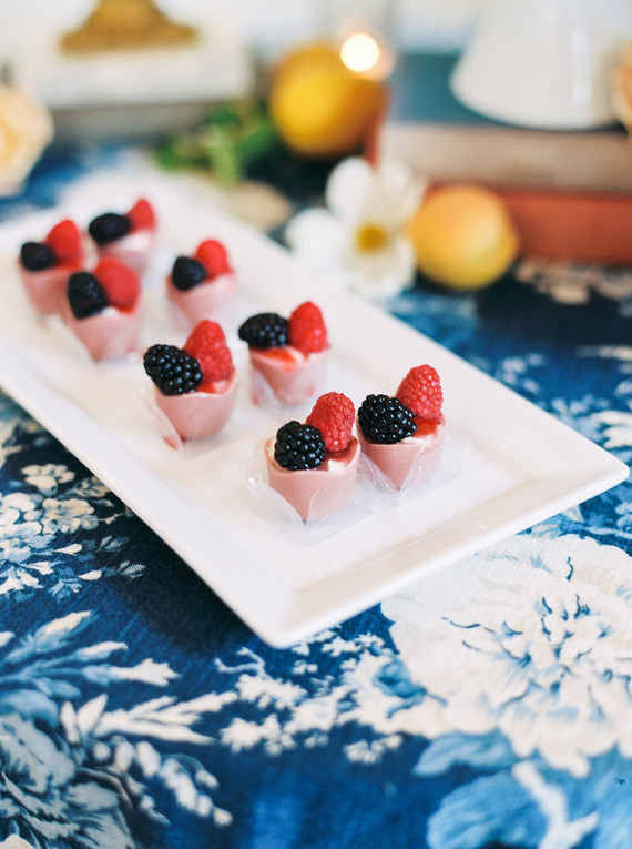 Elegant wedding dessert