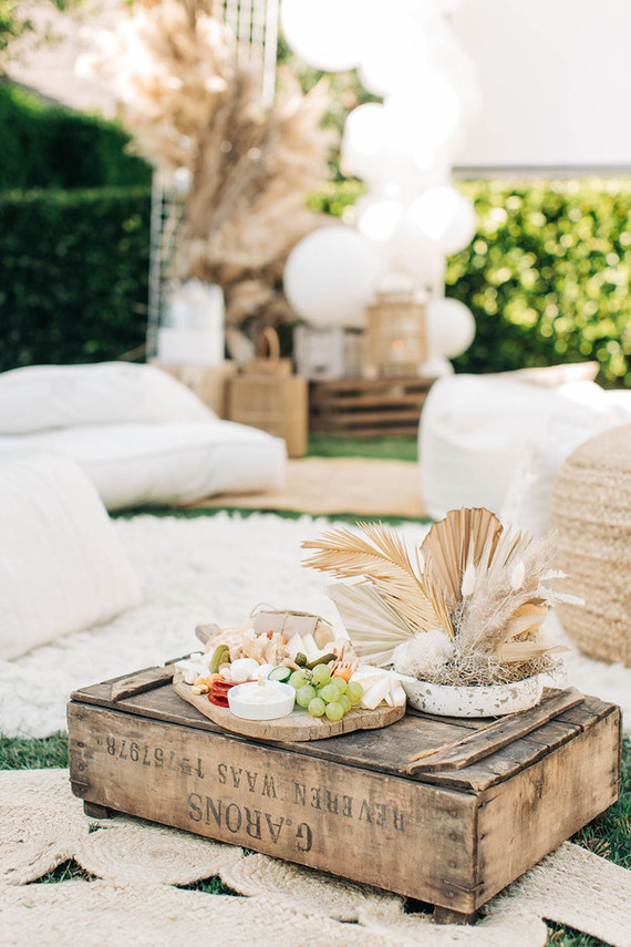 Backyard movie night