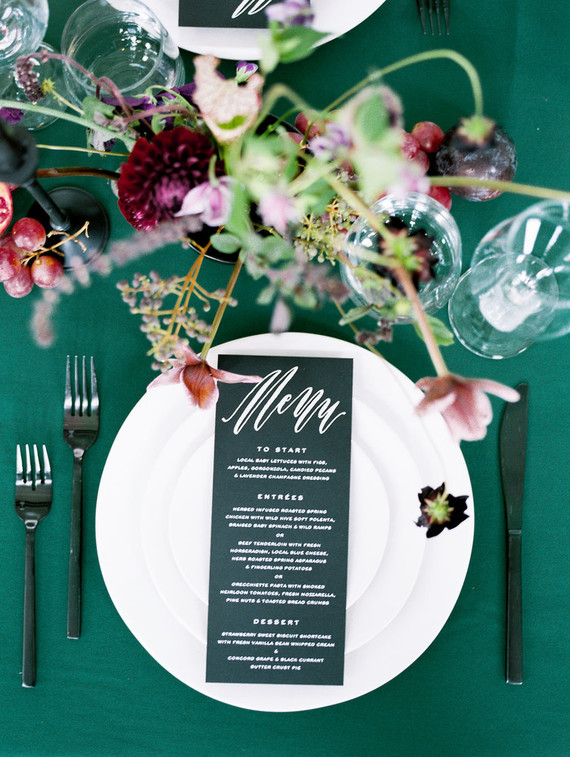 Jewel Toned wedding inspiration Inspiration