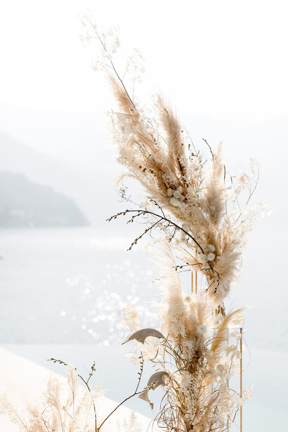 Pampas grass wedding ideas