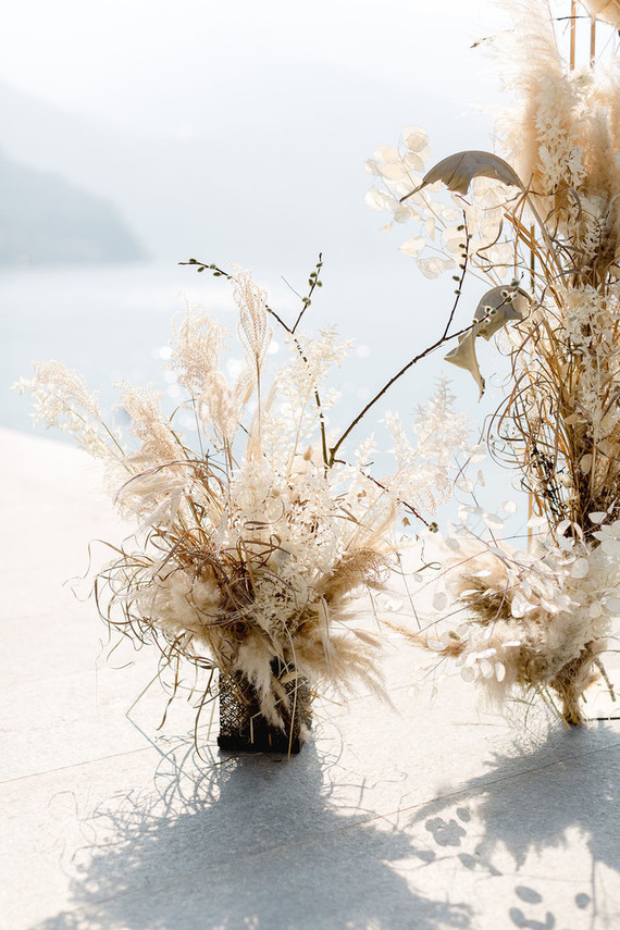 Pampas grass wedding ideas
