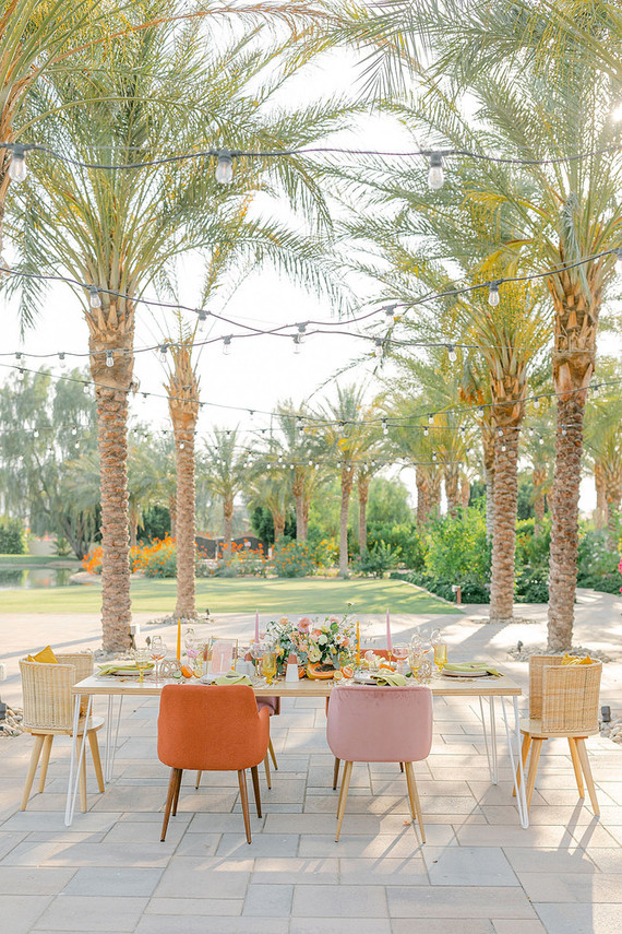 Colorful wedding