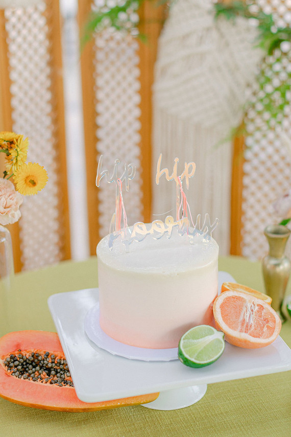 Summer tropical wedding