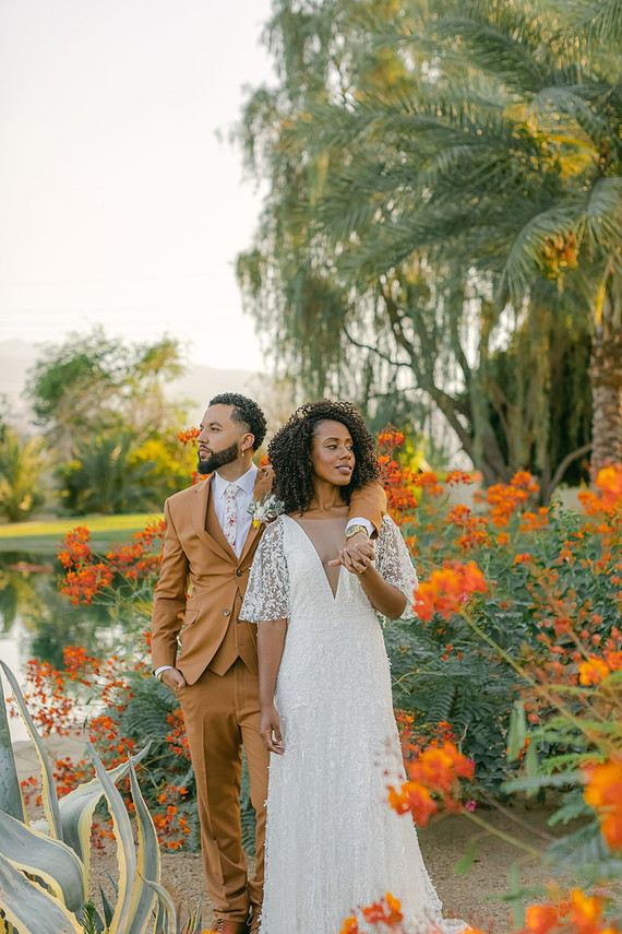 Summer tropical wedding