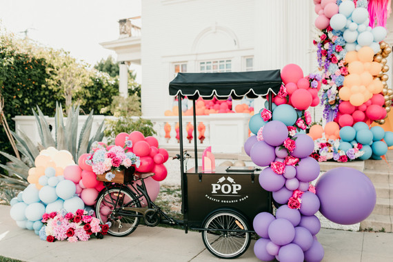 popsicle cart for a kids birthday party Inspiration