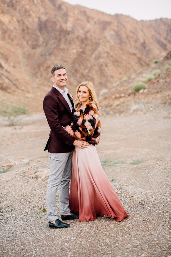 Desert micro wedding