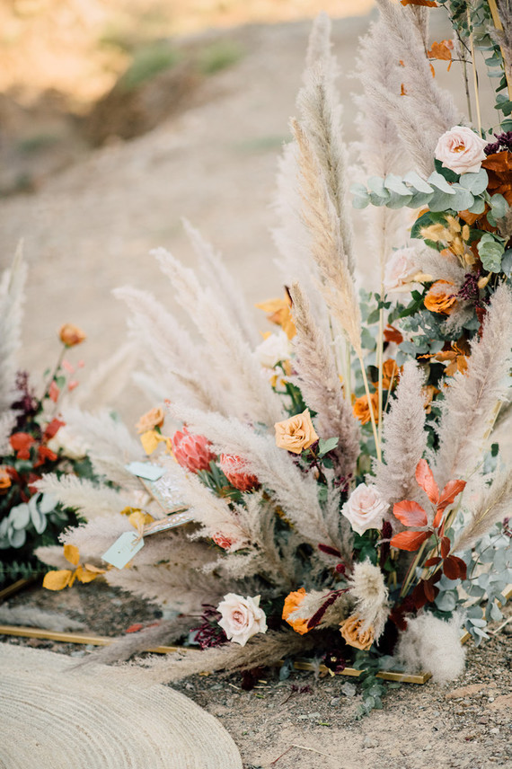Desert micro wedding