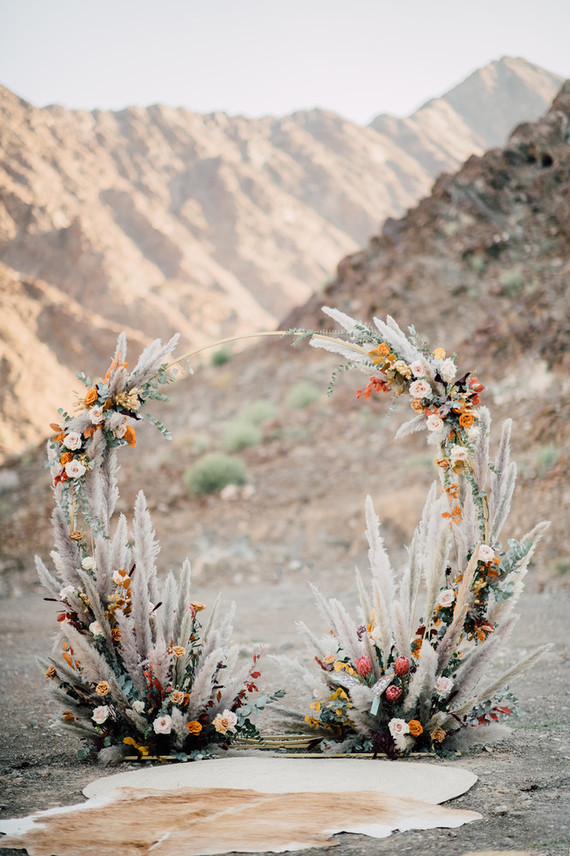 Desert micro wedding