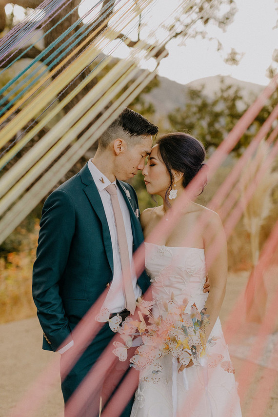 butterfly themed wedding in Carmel Valley