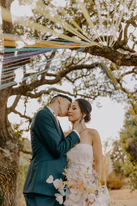 butterfly themed wedding in Carmel Valley