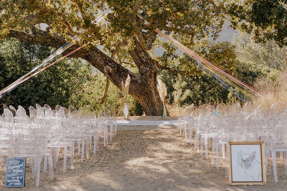 butterfly themed wedding in Carmel Valley