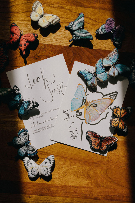 butterfly themed wedding in Carmel Valley