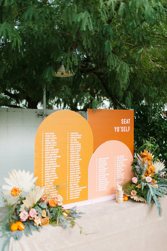 Ace Hotel Palm Springs wedding decor