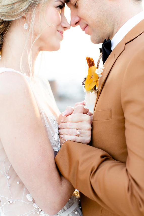 rooftop autumn elopement