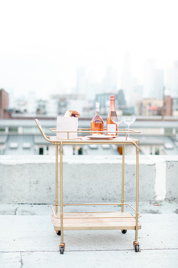 rooftop autumn elopement