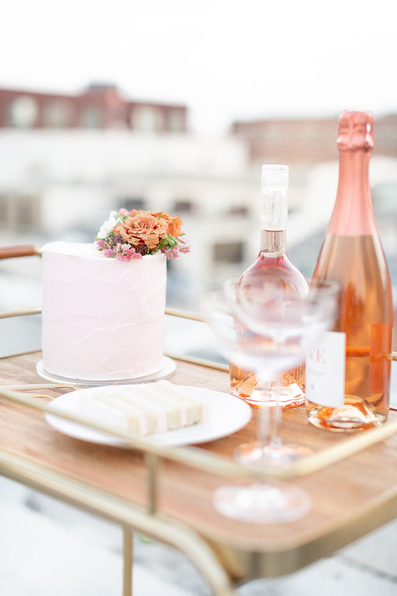 rooftop autumn elopement