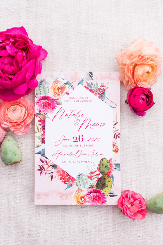 Southwestern wedding invites