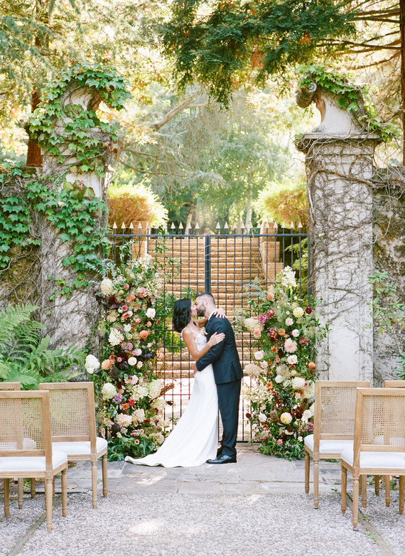 Micro wedding ceremony
