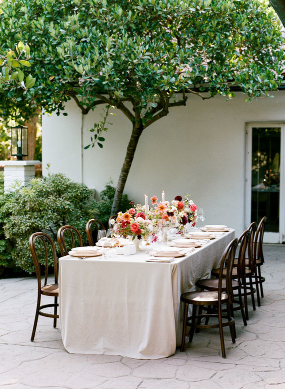 Micro wedding reception