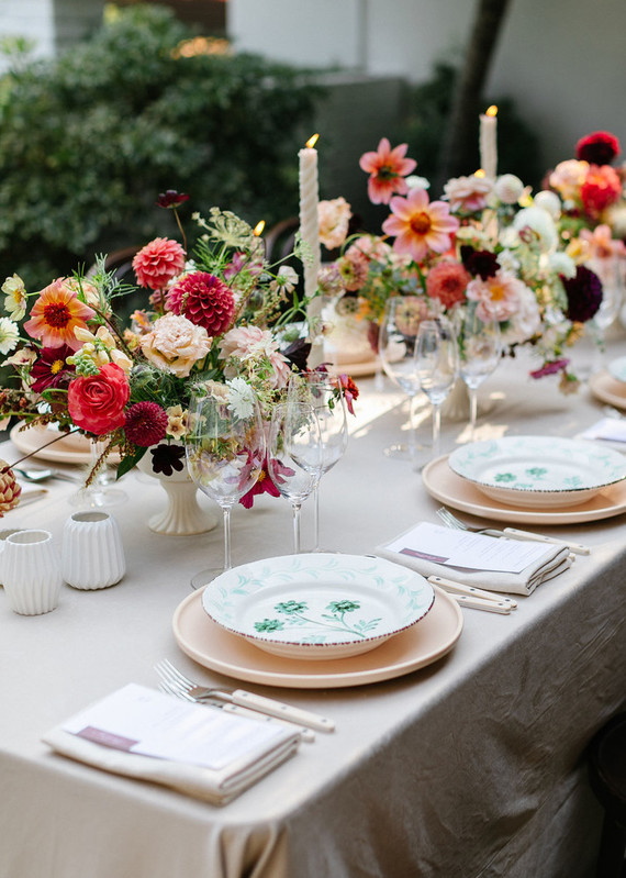 Micro wedding reception