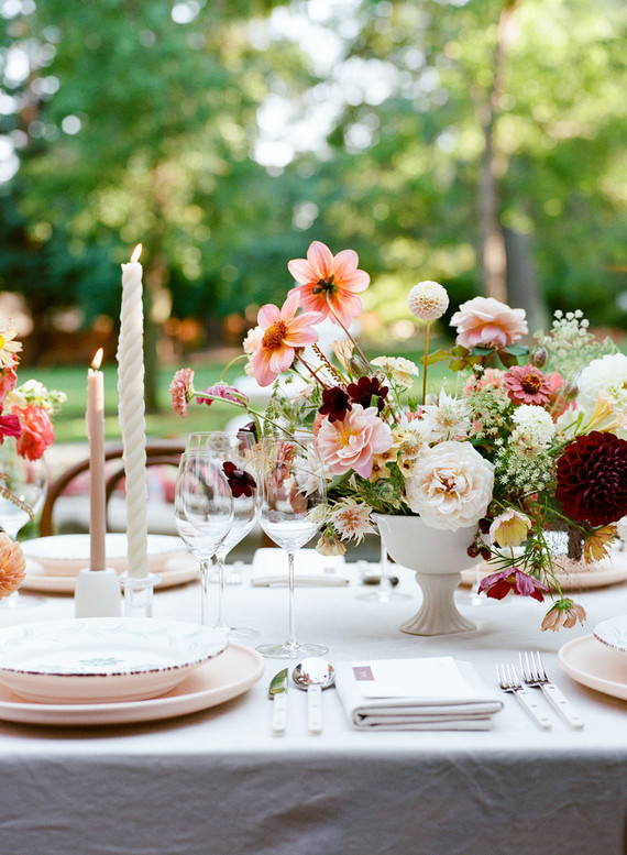 Micro wedding reception