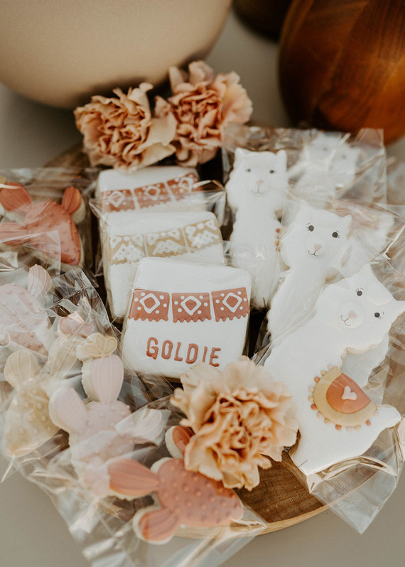 Boho blushy second birthday drive through party