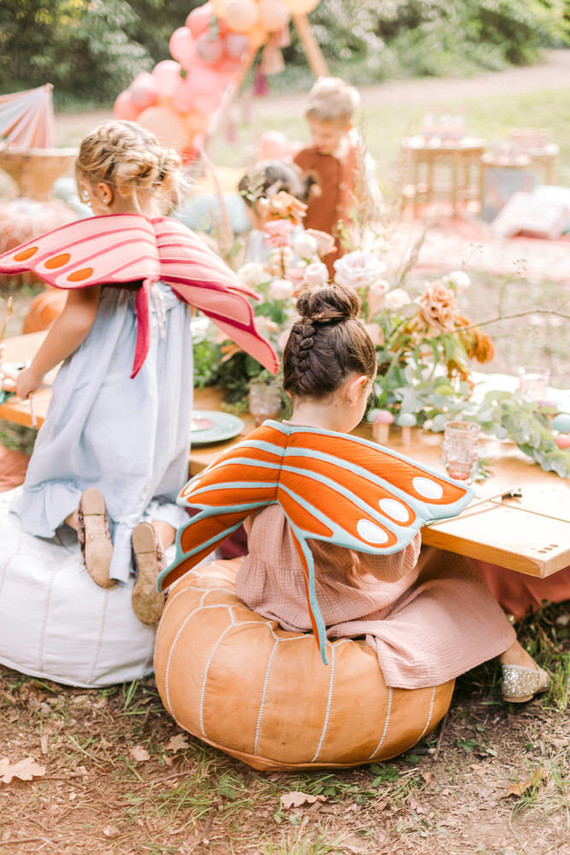 Magical fall fairytale birthday party in the forest