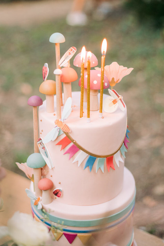 Magical fall fairytale birthday party in the forest