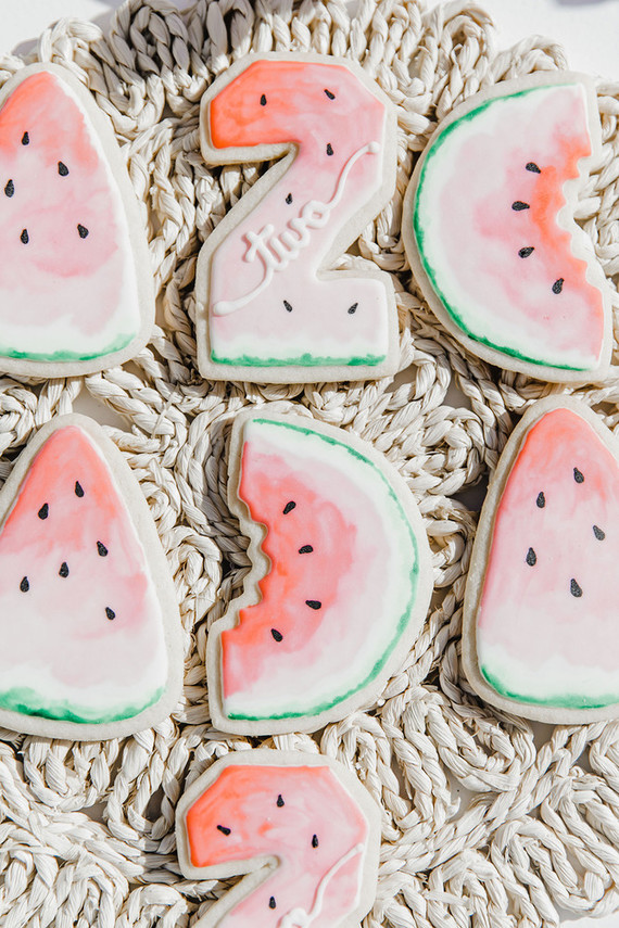 watermelon cookies Inspiration