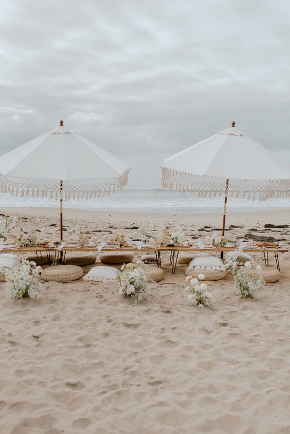 boho beach bridal shower