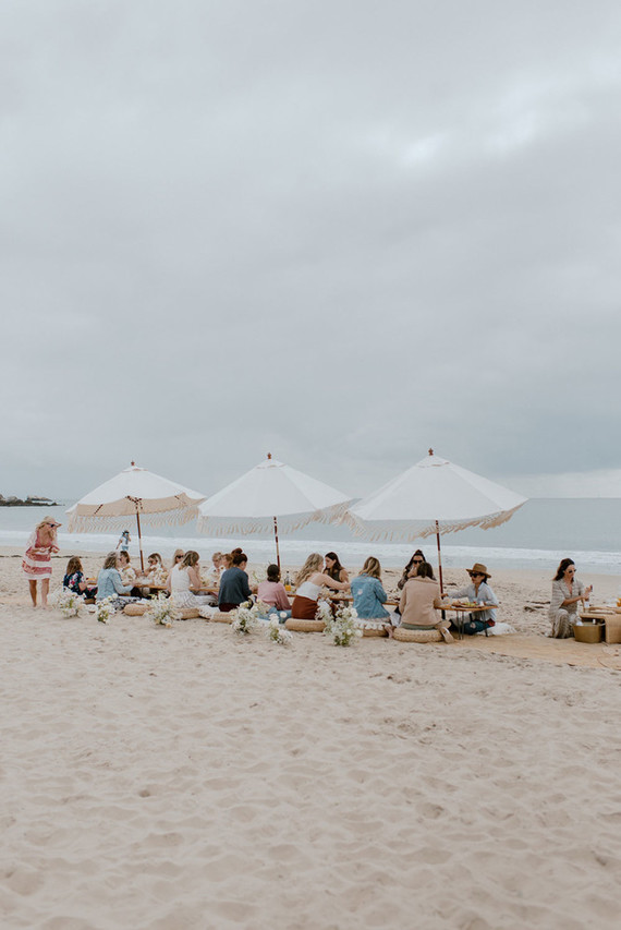 boho beach bridal shower
