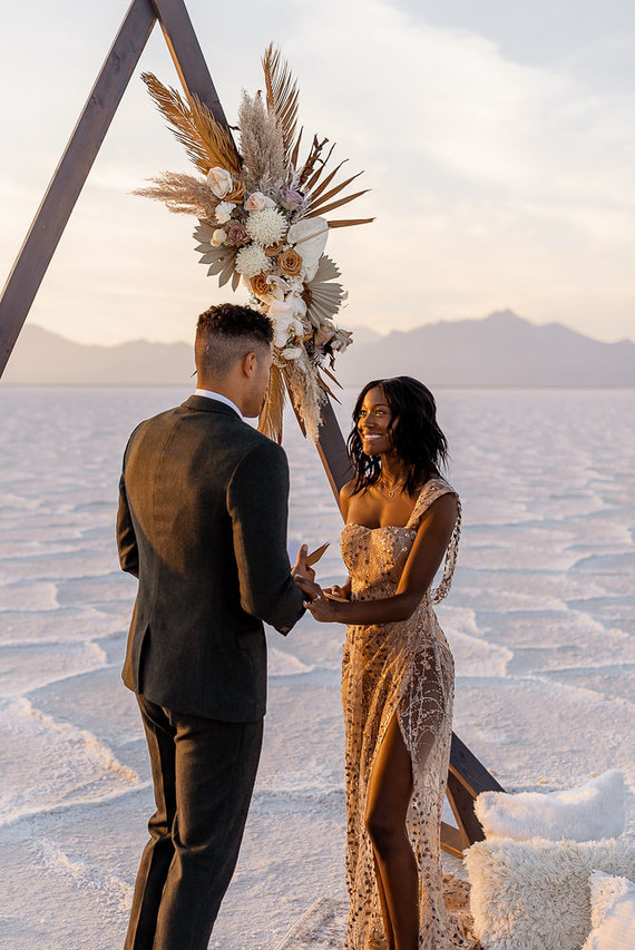 Anniversary shoot in the Salt Flats of Utah