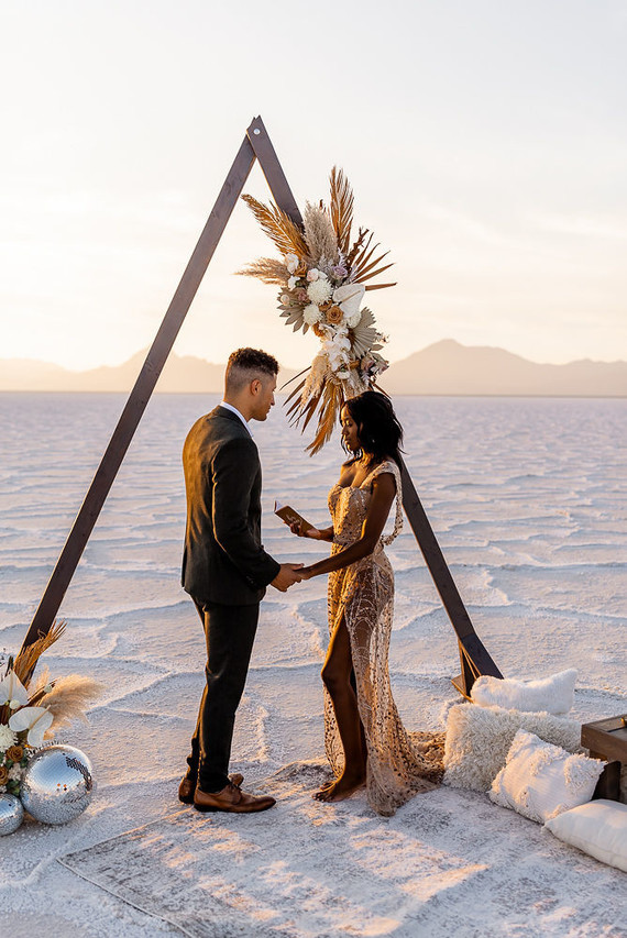 Anniversary shoot in the Salt Flats of Utah