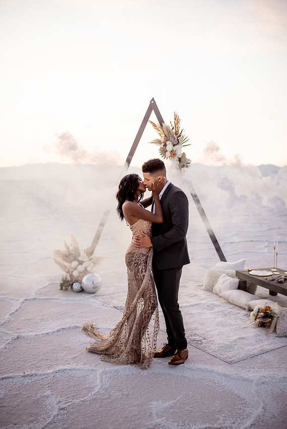 Anniversary shoot in the Salt Flats of Utah