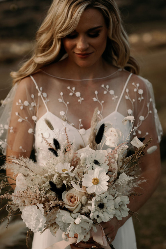bride and bouquet