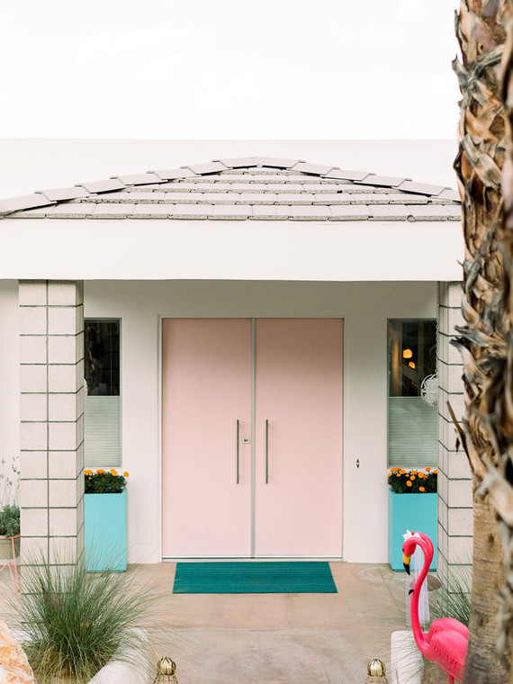 Palm Springs wedding house venue