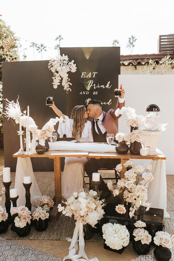 modern California elopement Inspiration