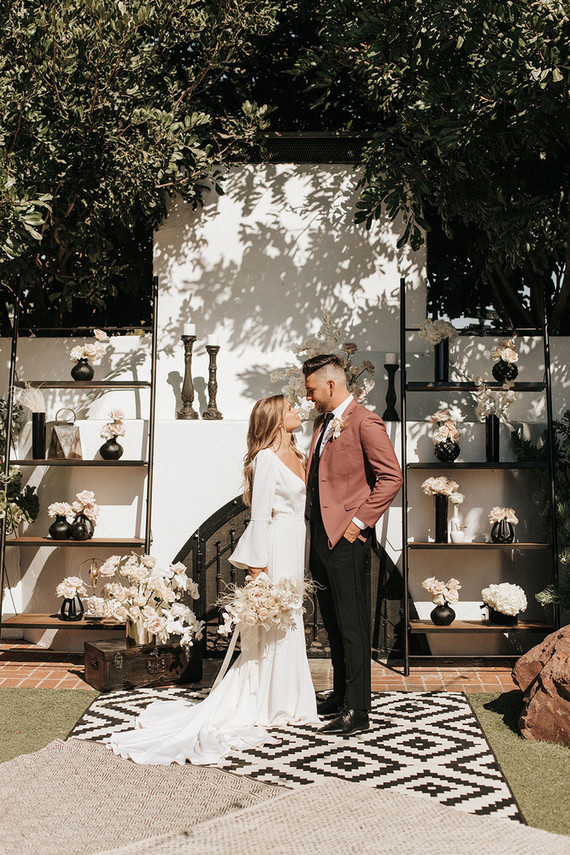 modern California elopement