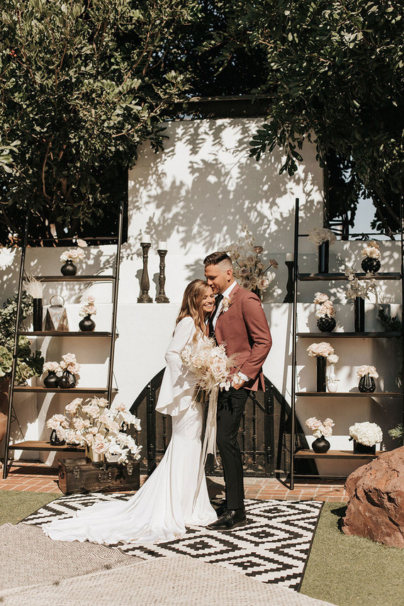 modern California elopement Inspiration