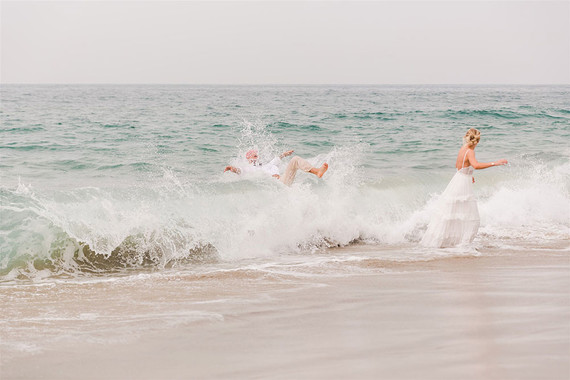 California beach wedding