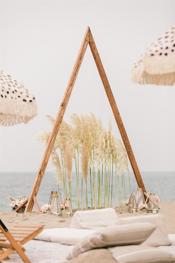 California beach wedding
