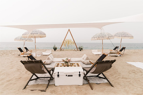 California beach wedding