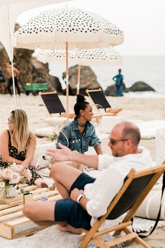California beach wedding