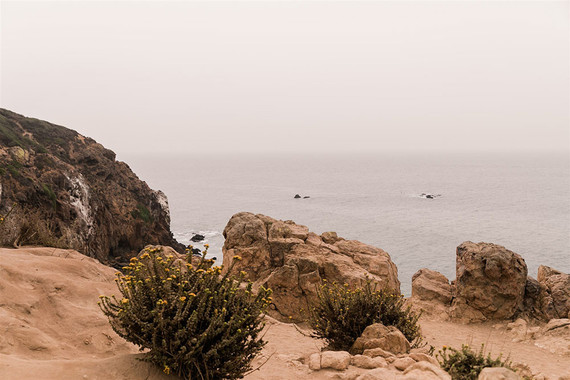 California beach wedding