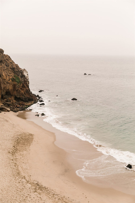 California beach wedding