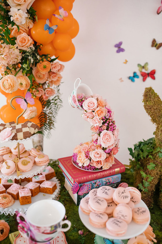 Alice in Wonderland kid birthday party Inspiration