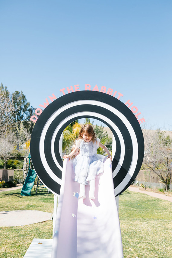 Alice in Wonderland kid birthday party