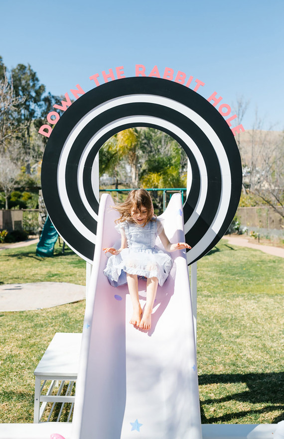 Alice in Wonderland kid birthday party