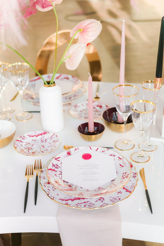 pink wedding inspiration